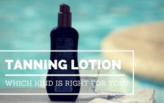 Tanning Lotion Bottle by a Swimming Pool